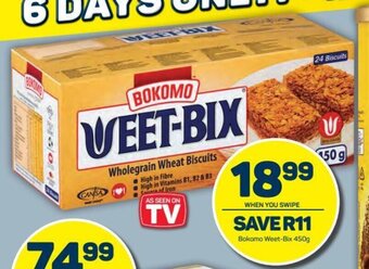 Pick n Pay Bokomo Weet-Bix 450g offer