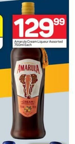 Pick n Pay Amarula Cream Liqueur Assorted 750ml each offer
