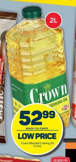 Pick n Pay Crown Blended Cooking Oil 2 Litre offer