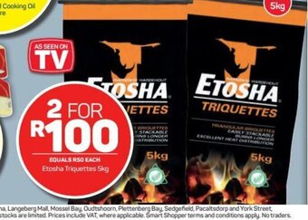 Pick n Pay Etosha Triquettes 5kg offer