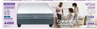 Sleepmasters Sleepmasters Firm Seattle 152cm Queen Bed offer