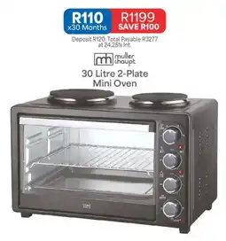 OK Furniture 30 Litre 2-Plate Mini Oven offer