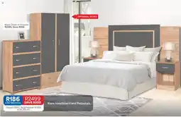 OK Furniture Kiara Headboard and Pedestals offer