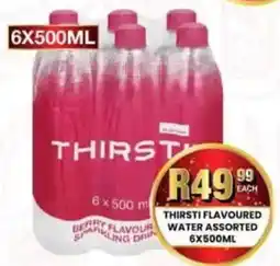 Take 'n Pay Thirsti Flavoured Water Assorted offer