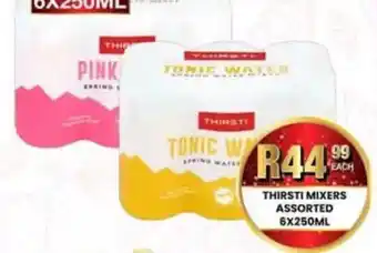 Take 'n Pay Thirsti Mixers Assorted offer
