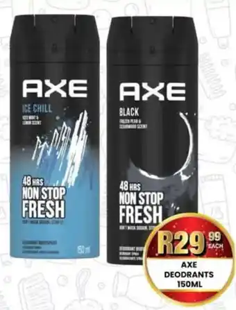 Take 'n Pay Axe Deodrants offer