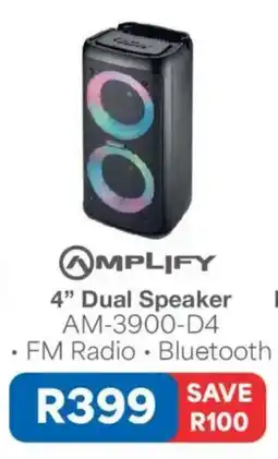 OK Furniture AMPLIFY 4" Dual Speaker AM-3900-D4 offer