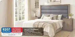 OK Furniture Gemeni Headboard and Pedestals offer