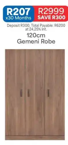 OK Furniture Gemini Robe offer