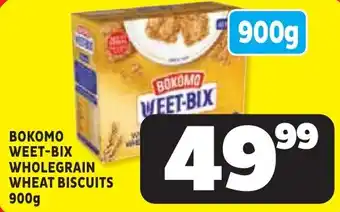 Usave BOKOMO WEET-BIX WHOLEGRAIN WHEAT BISCUITS offer