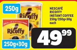 Usave NESCAFÉ Ricoffy Instant Coffee offer