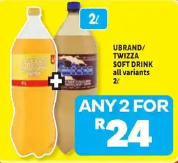 Usave UBRAND/TWIZZA SOFT DRINK offer