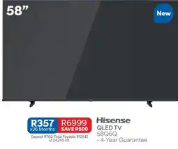 OK Furniture Hisense QLED TV 58Q6Q offer
