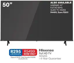 OK Furniture Hisense Full HD TV 50Q5S offer