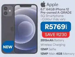 OK Furniture Apple 6.1" 64GB iPhone 12 offer