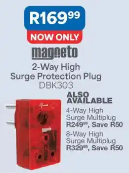 OK Furniture magneto 2-Way High Surge Protection Plug offer