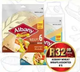 Take 'n Pay Albany Wheat Wraps Assorted offer