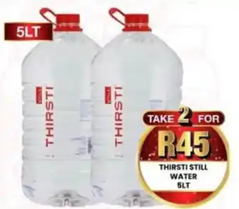 Take 'n Pay THIRSTI STILL WATER offer