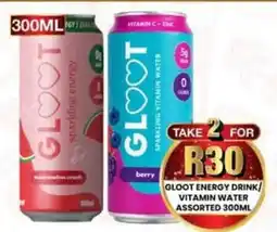 Take 'n Pay GLOOT ENERGY DRINK/VITAMIN WATER ASSORTED offer