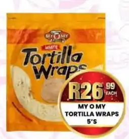 Take 'n Pay MY O MY WHITE TORTILLA WRAPS offer