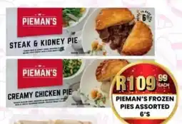 Take 'n Pay Pieman's frozen pies assorted offer