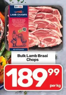 Pick n Pay Hypermarket Bulk Lamb Braai Chops offer