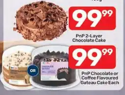 Pick n Pay Hypermarket PnP 2-Layer Chocolate Cake offer