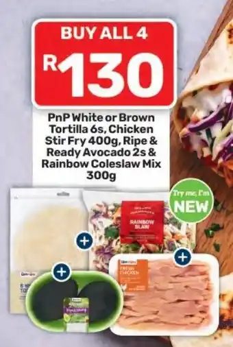 Pick n Pay Hypermarket PnP White or Brown Tortilla offer