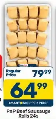 Pick n Pay Hypermarket PnP Beef Sausage Rolls offer