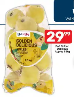 Pick n Pay Hypermarket PnP Golden Delicious Apples offer