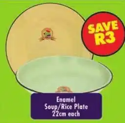 Shoprite Enamel Soup/Rice Plate offer