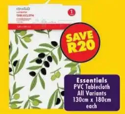 Shoprite Essentials PVC Tablecloth offer