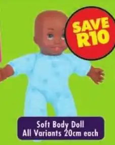 Shoprite Soft Body Doll offer