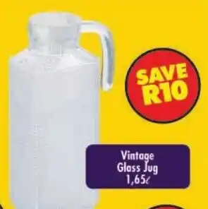 Shoprite Vintage Glass Jug offer