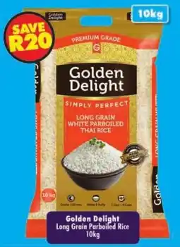 Shoprite Golden Delight Long Grain Parboiled Rice offer