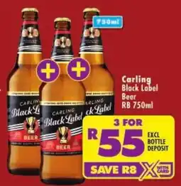 Shoprite Carling Black Label Beer offer