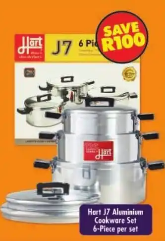 Shoprite Hart J7 Aluminium Cookware Set offer