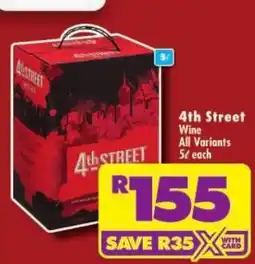 Shoprite 4th Street Wine offer