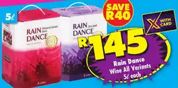 Shoprite Rain Dance Wine offer