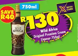 Shoprite Wild Africa Original Premium Cream Liqueur offer
