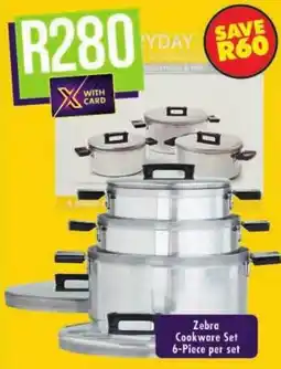 Shoprite Zebra Cookware Set offer