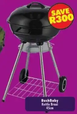 Shoprite BushBaby Kettle Braai offer