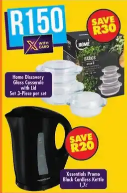 Shoprite Home Discovery Glass Casserole with Lid offer