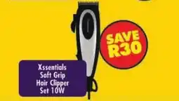 Shoprite Xessentials Soft Grip Hair Clipper Set 10W offer
