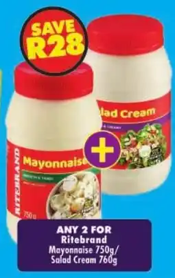Shoprite Ritebrand Mayonnaise offer