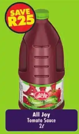 Shoprite All Joy Tomato Sauce offer