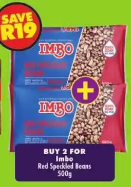 Shoprite Imbo Red Speckled Beans offer