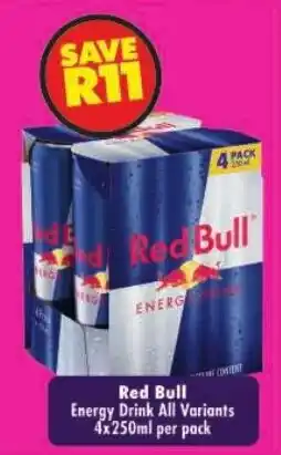 Shoprite Red Bull Energy Drink offer