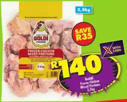 Shoprite Goldi Chicken Frozen Chicken Mixed Portions offer