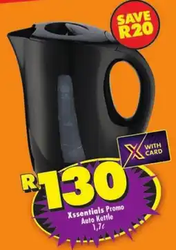 Shoprite Xsentials Promo Auto Kettle offer